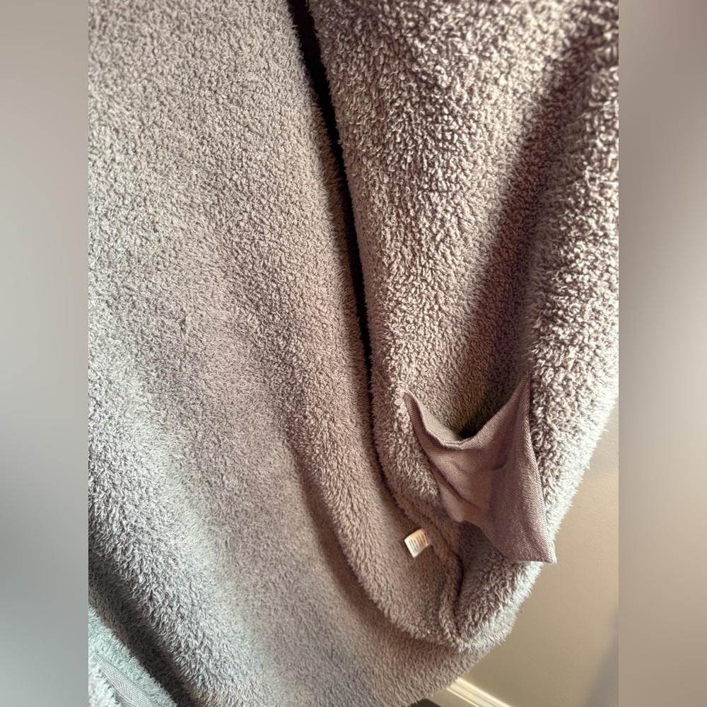 Barefoot Dreams Womens Gray Cozy Chic Open Front Sweater Size XS/S - Picture 6 of 6